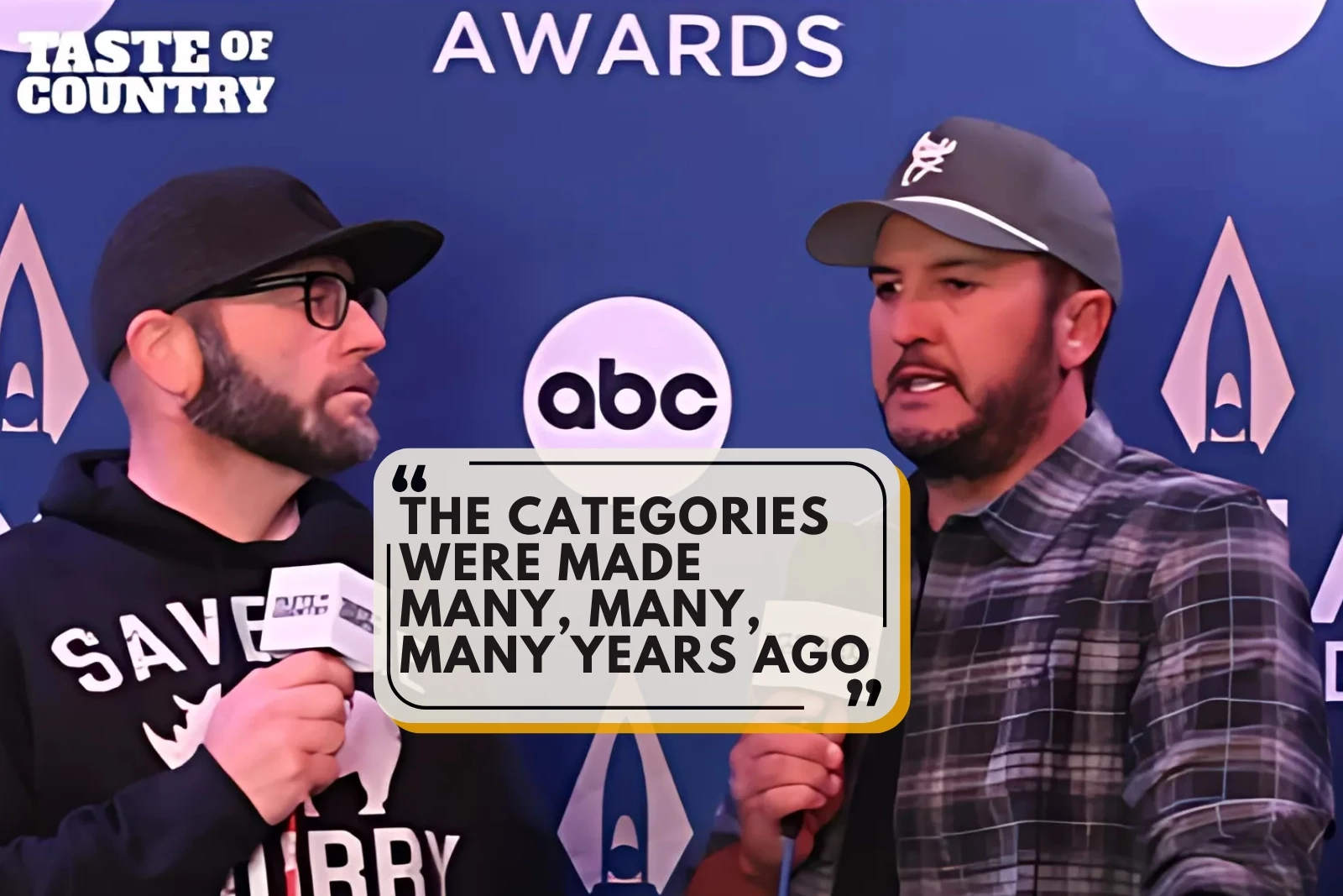 Luke Bryan Wants CMA Awards Categories to Be Updated