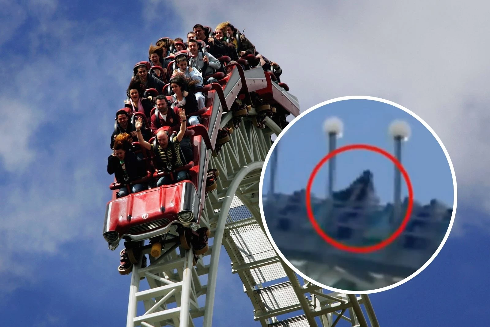 Man Jumps From Roller Coaster After It Malfunctions