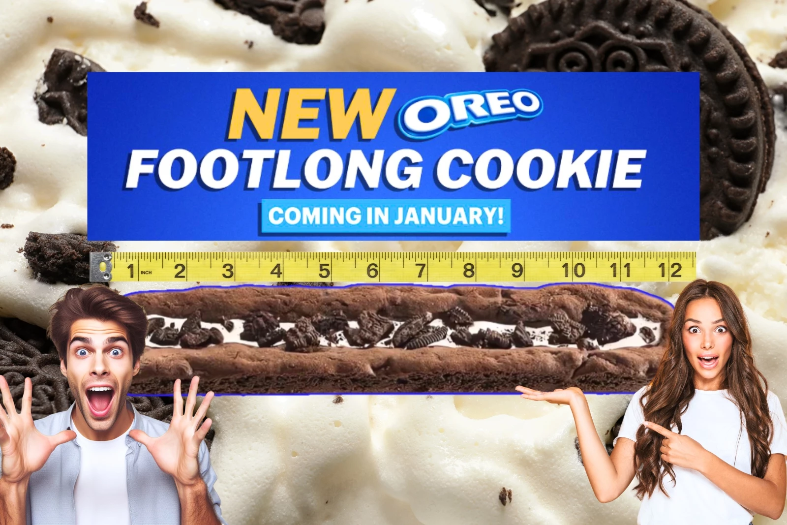 Whoa! Foot-Long Oreo Cookies Are Coming to America