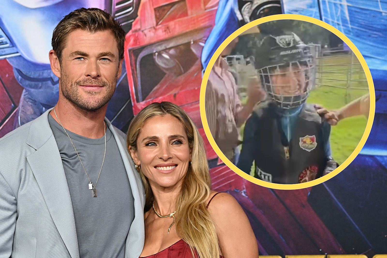 WATCH: Actor Chris Hemsworth’s Daughter Is a Bull Rider!