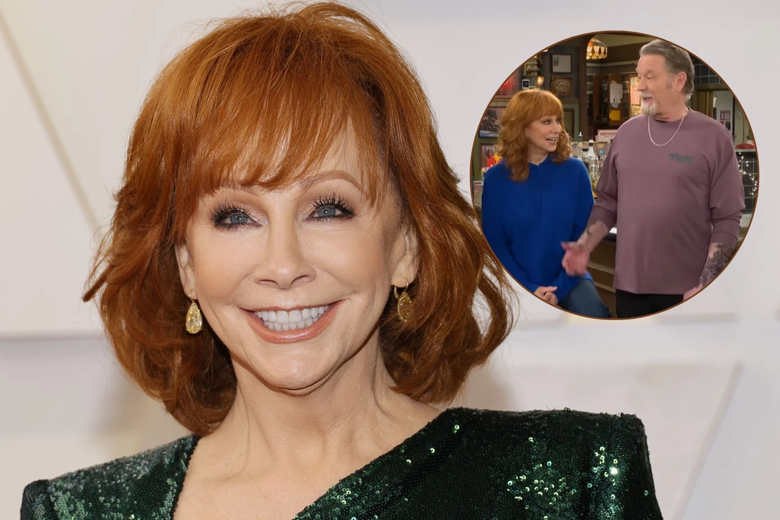 Did Reba McEntire’s Co-Star Just Imply She’s Not a Real Redhead?