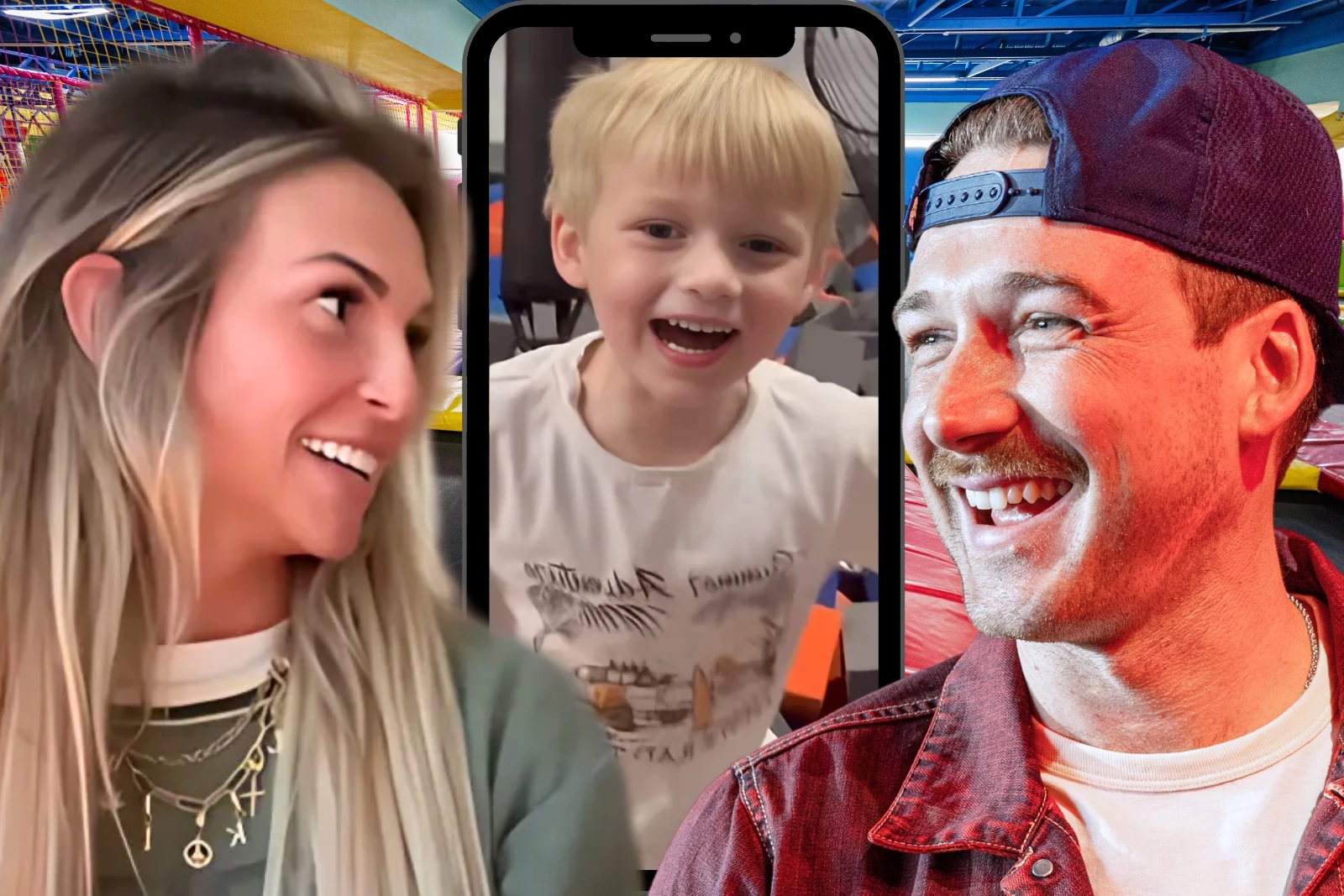 Morgan Wallen’s Son Stole His Mama’s Phone at the Trampoline Park