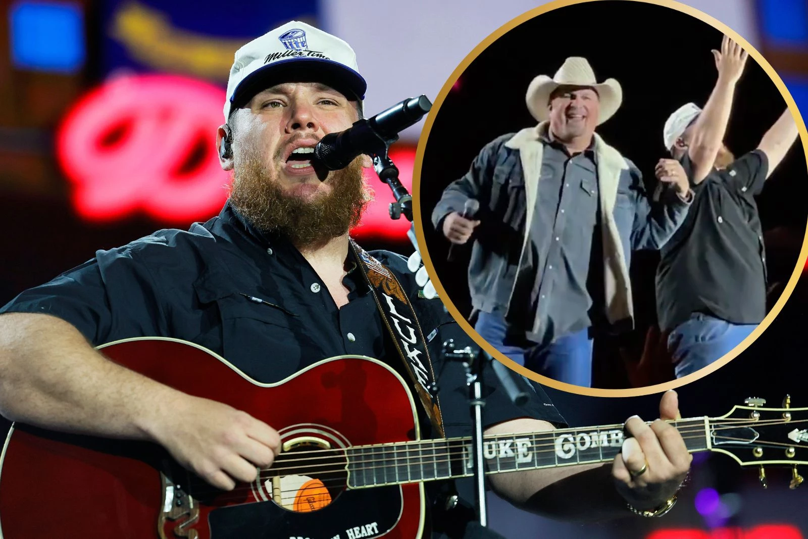 Garth Brooks + Luke Combs Rock Stagecoach Epic Surprise Duet
