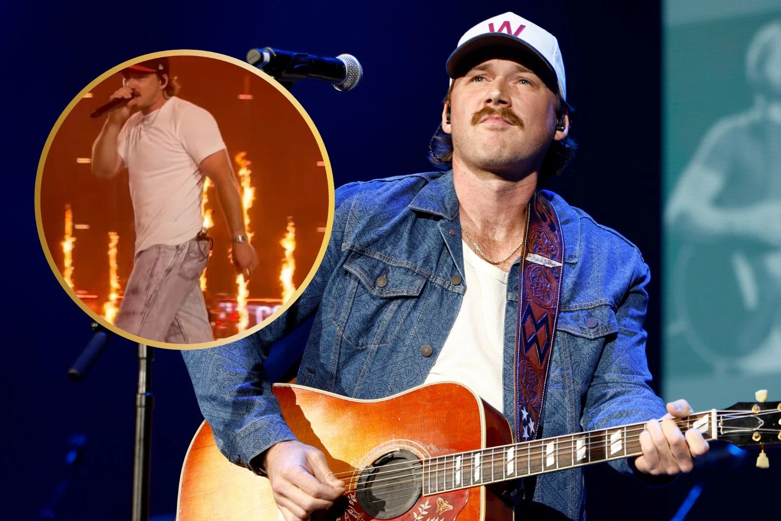Morgan Wallen Lights Stage on Fire, Displays Past Headlines