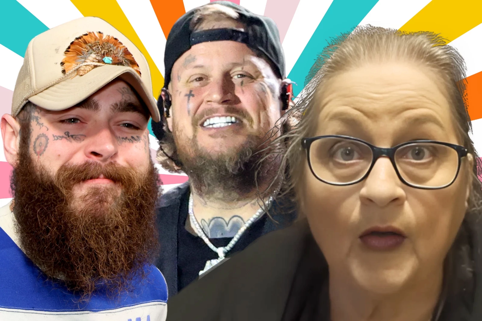 Post Malone Meets Jelly Roll’s Mom + It’s Adorably Hilarious