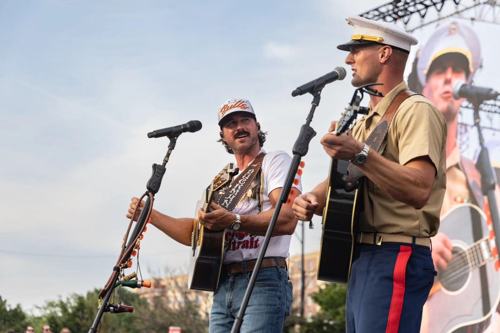 Who Is Lt. Jackson Perkins? U.S. Marine Sang With Riley Green
