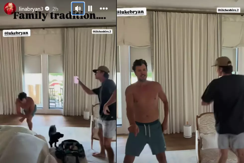 Luke Bryan’s Birthday Had It All: Shirtless Dancing, Cookie Cake + One Stubborn Candle