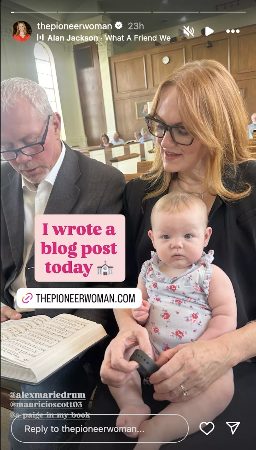Ree Drummond Sofia Hymns