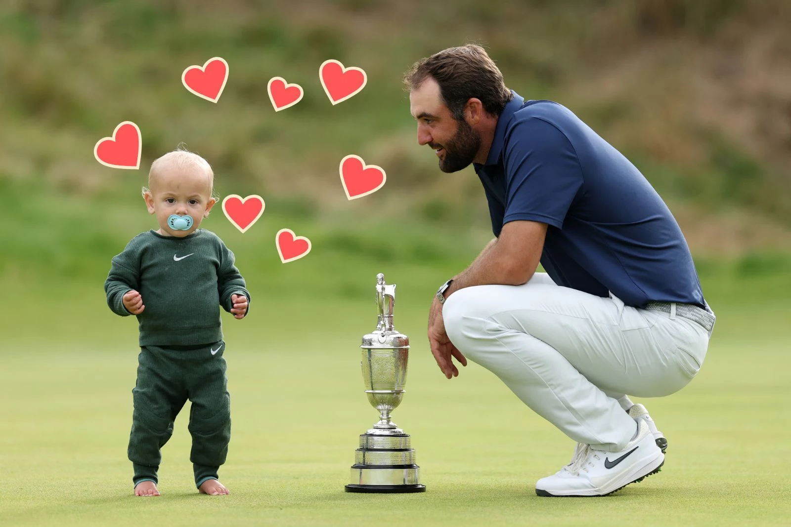 15 Adorable Photos of Scottie Scheffler’s Son Bennett at The Open