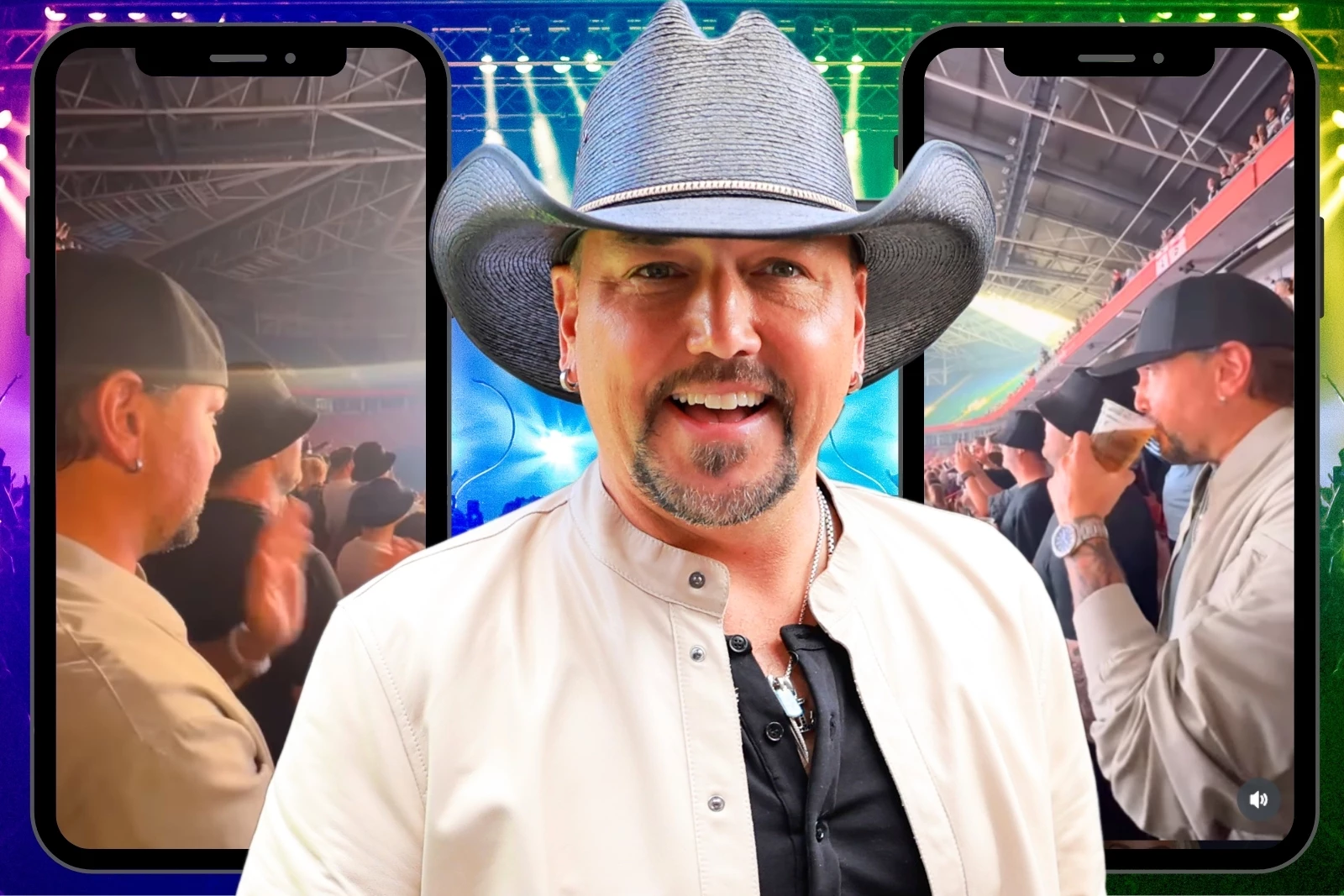 Jason Aldean Went to See Oasis as a Regular Music Fan — Watch!