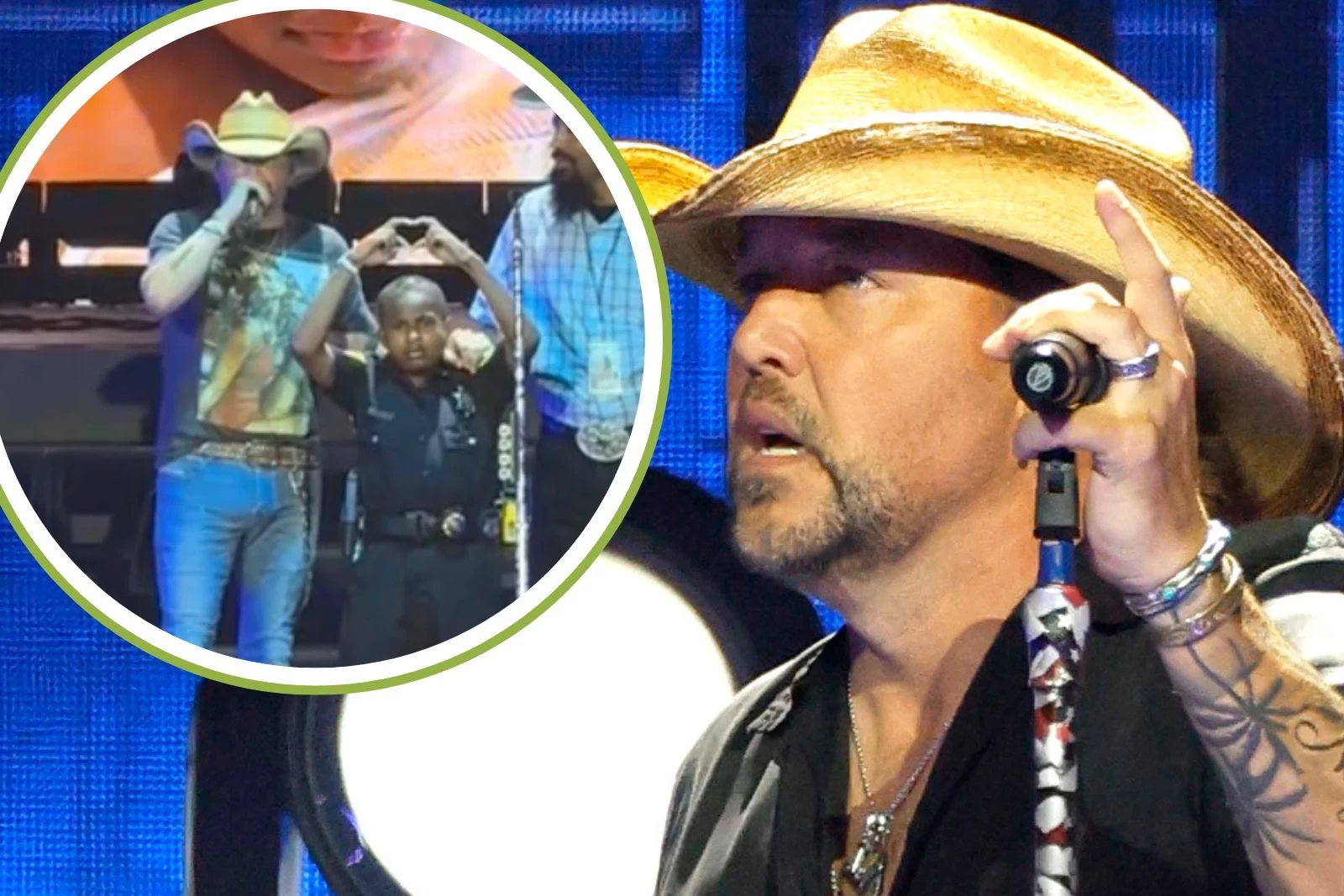 Jason Aldean Brings a Young Fan With Cancer Onstage