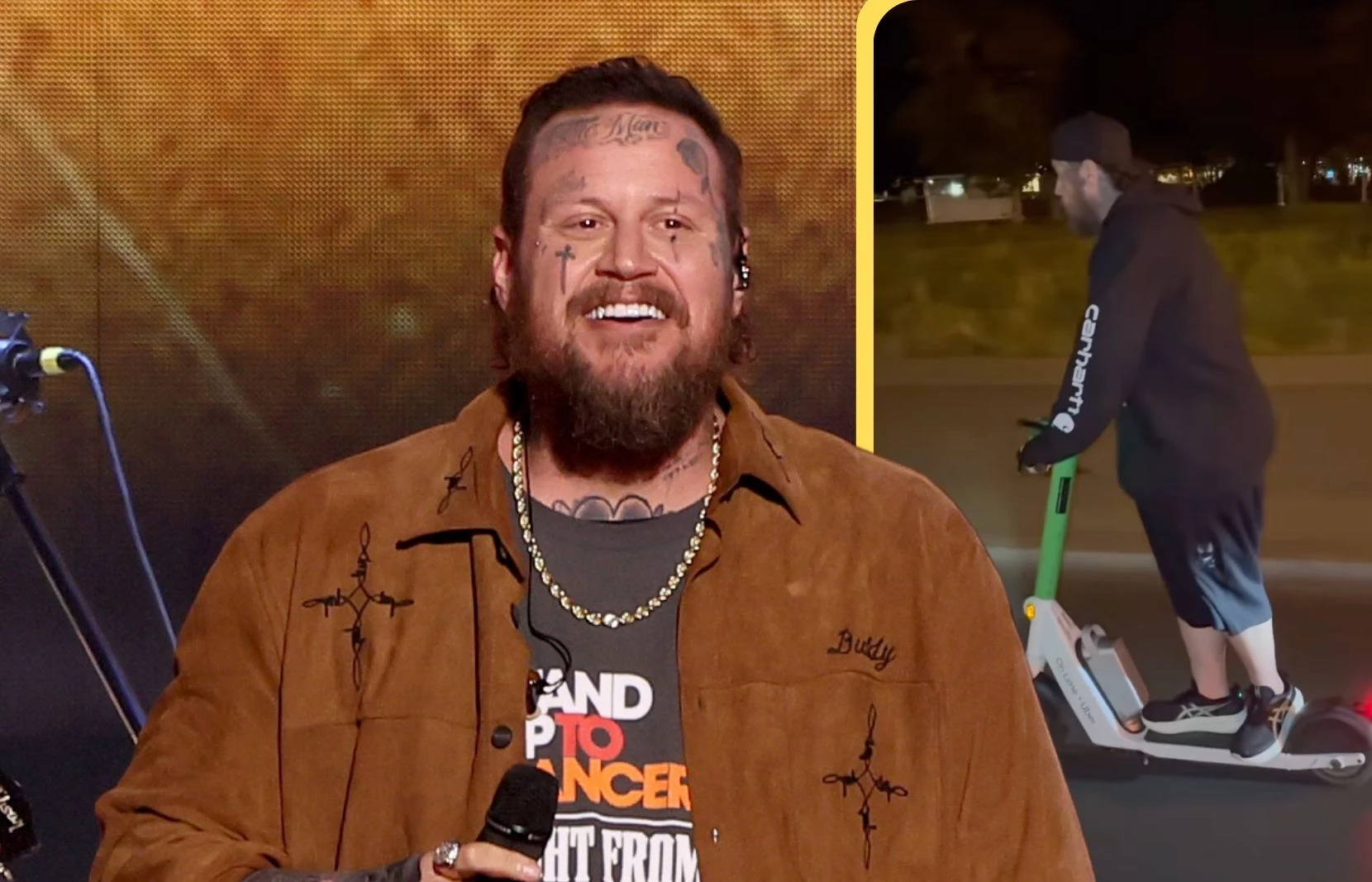 Weight Loss Victory Lap! Jelly Roll Rides Scooter Through Europe