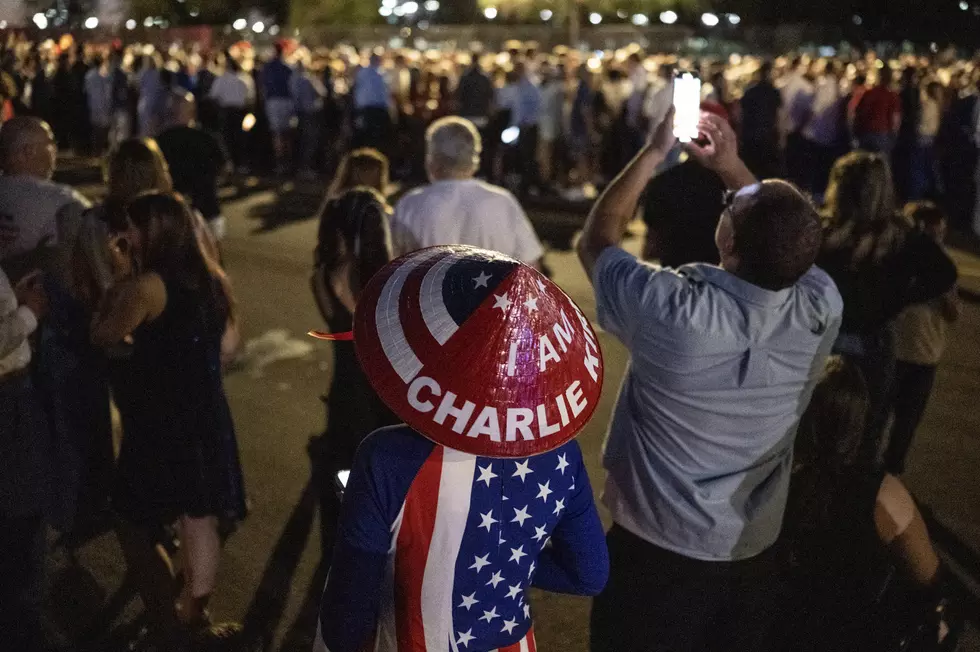 A Charlie Kirk Supporter at His Memorial