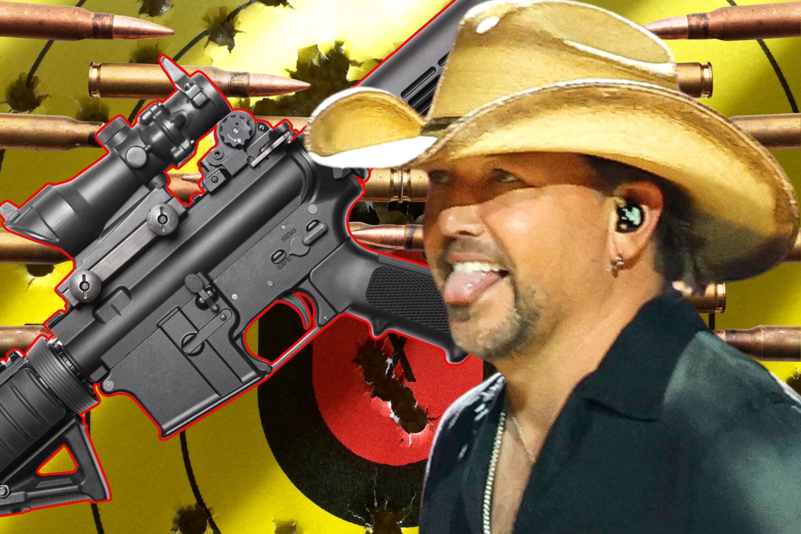 Jason Aldean Got a Custom AR-15 as a Present on Tour