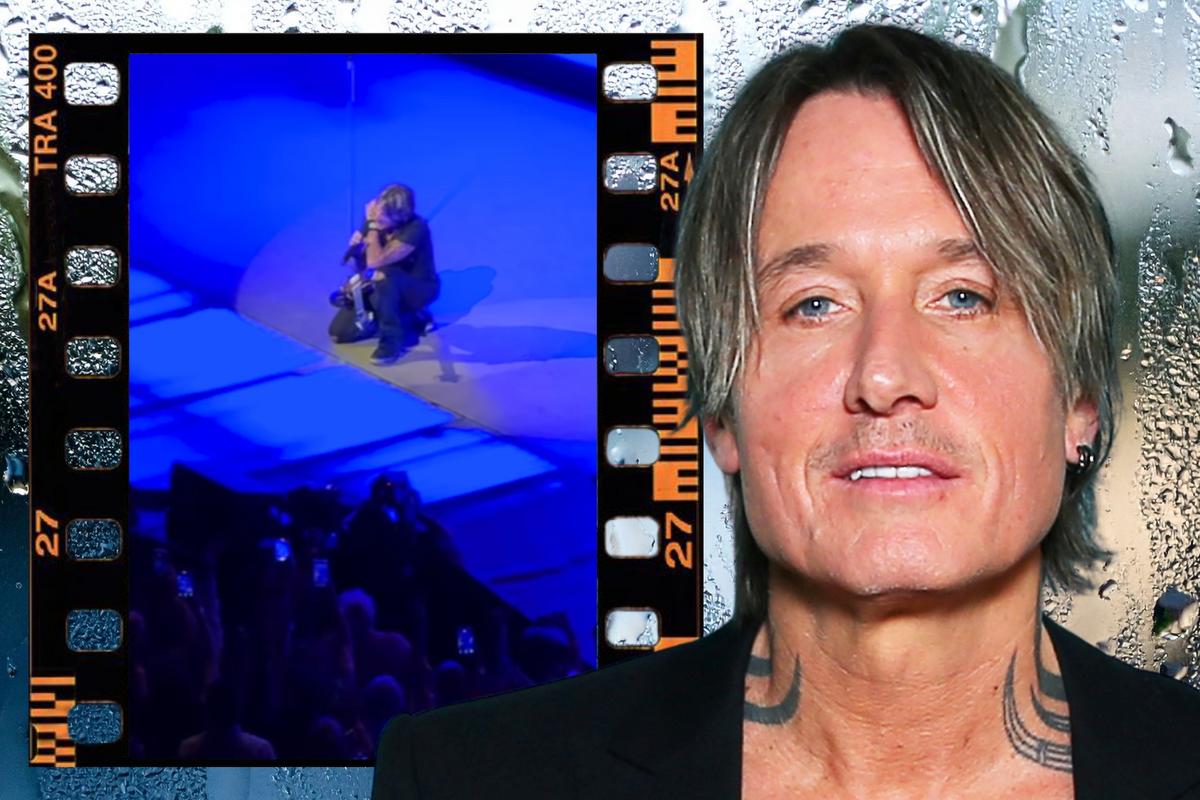 Keith Urban Drops to His Knees + Pauses During Nashville Show