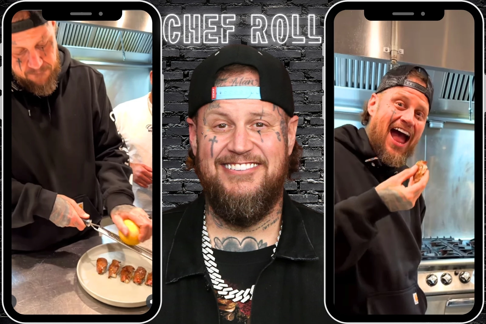 Jelly Roll Turns Into Chef Roll + Whips Up Gourmet Snack [Watch]