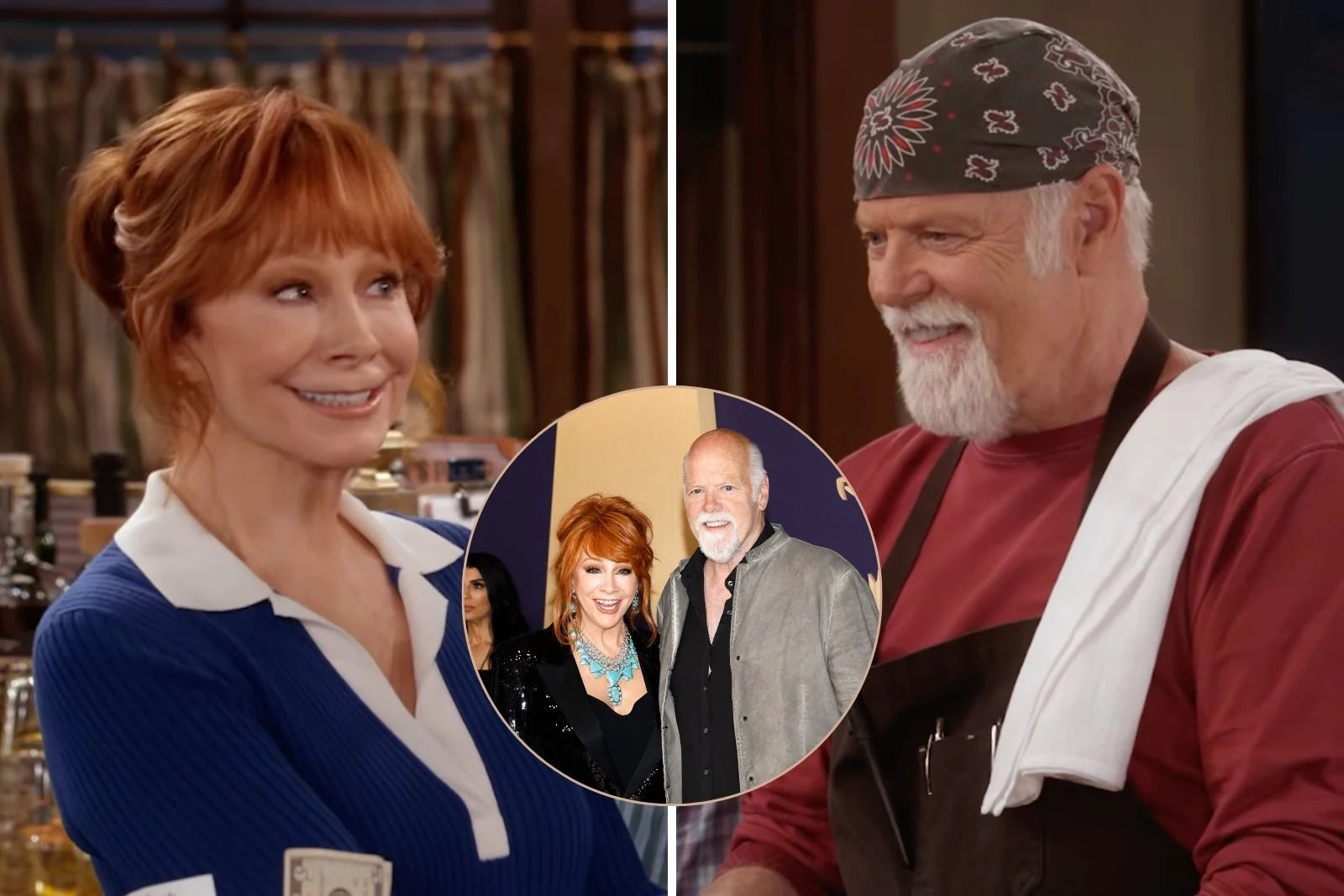 Reba McEntire and Fiance Rex Linn Get Flirty on ‘Happy’s Place’
