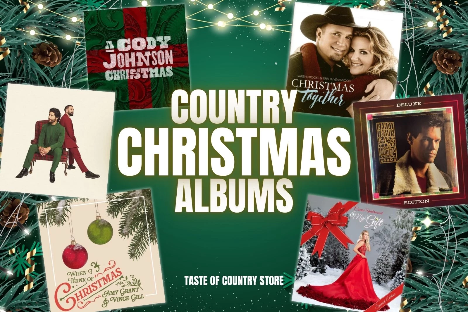 Shop Your Favorite Holiday Albums in the Taste of Country Store