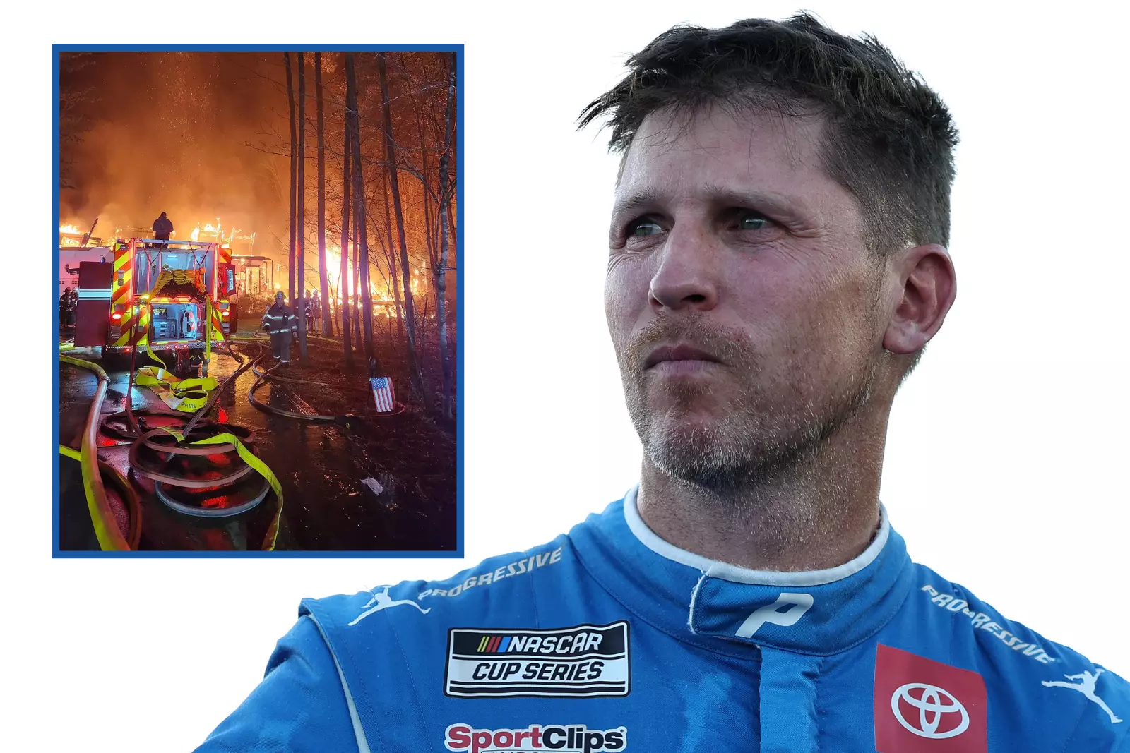 Denny Hamlin’s Father Dies, Mother Critically Injured in Fire