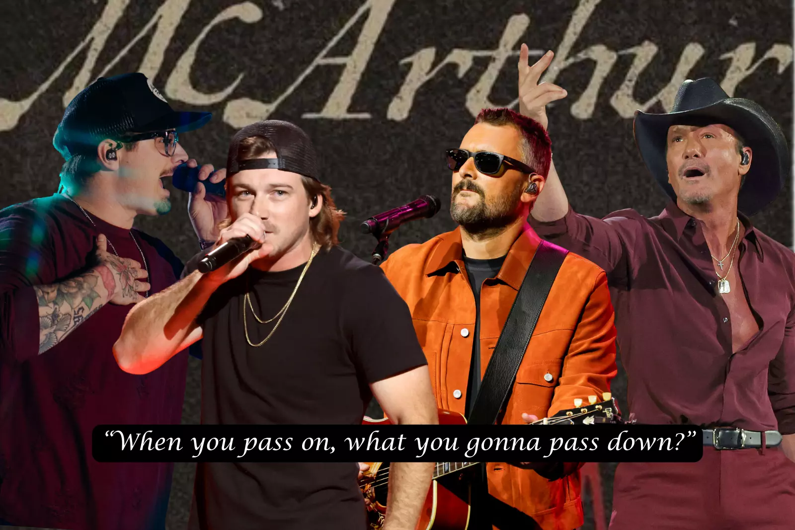 Hardy’s ‘McArthur’ With Wallen, Church + McGraw: Lyrics