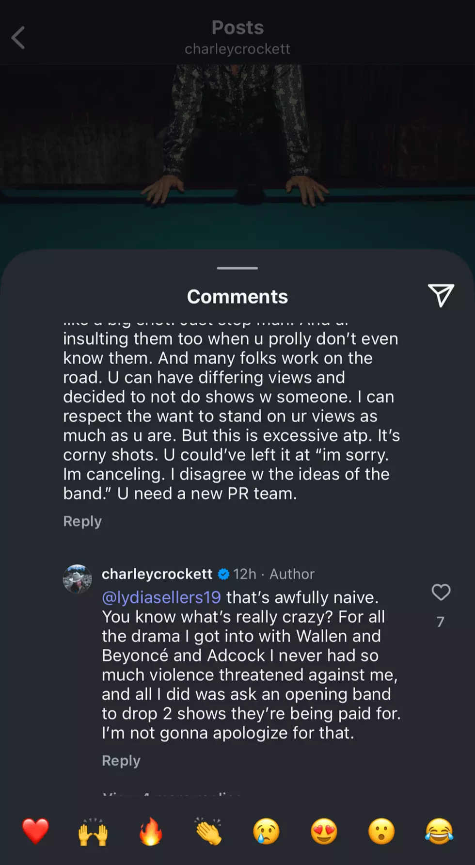 Charley Crockett, Instagram