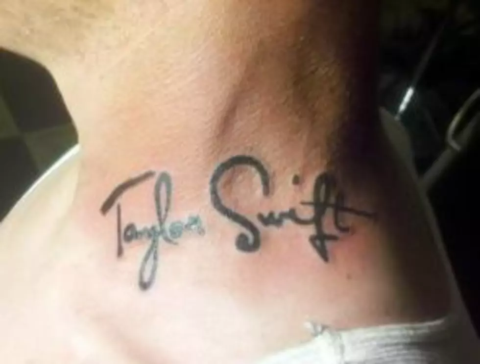 Record Company Rep Gets &#8220;Taylor Swift&#8221; Tattooed On His Neck