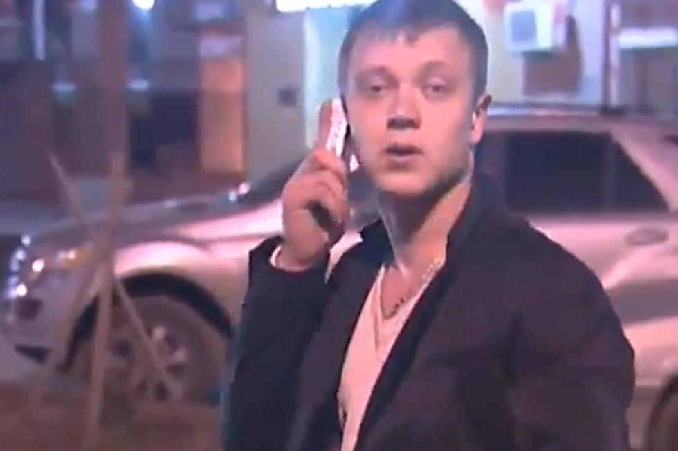 Drunk Man Mistakes Cigarettes for Cell Phone [VIDEO]