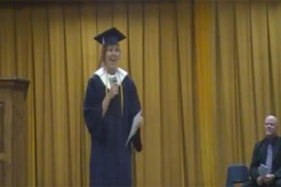 Class Valedictorian Sings Grad Speech