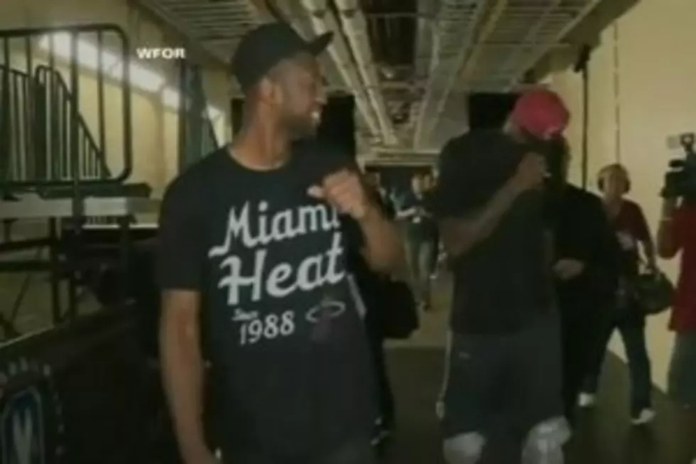 Watch Dwyane Wade and LeBron James Mock Dirk Nowitzki’s Illness [VIDEO]