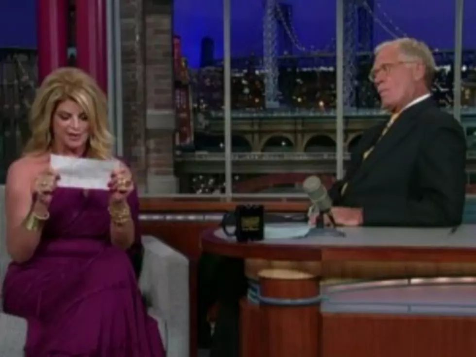 Kirstie Alley Confronts David Letterman About His Fat Jokes [VIDEO]