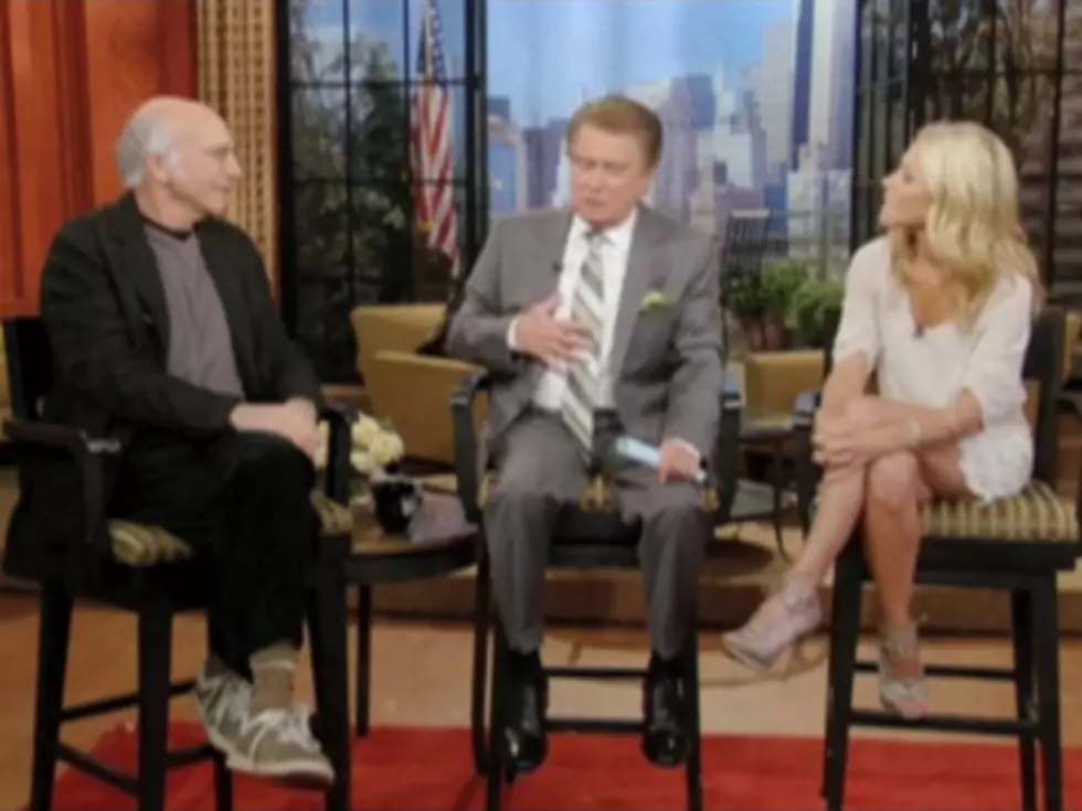 Regis Philbin Finally Gets His Wish When Larry David Appears on &#8216;Regis and Kelly&#8217; [VIDEO]
