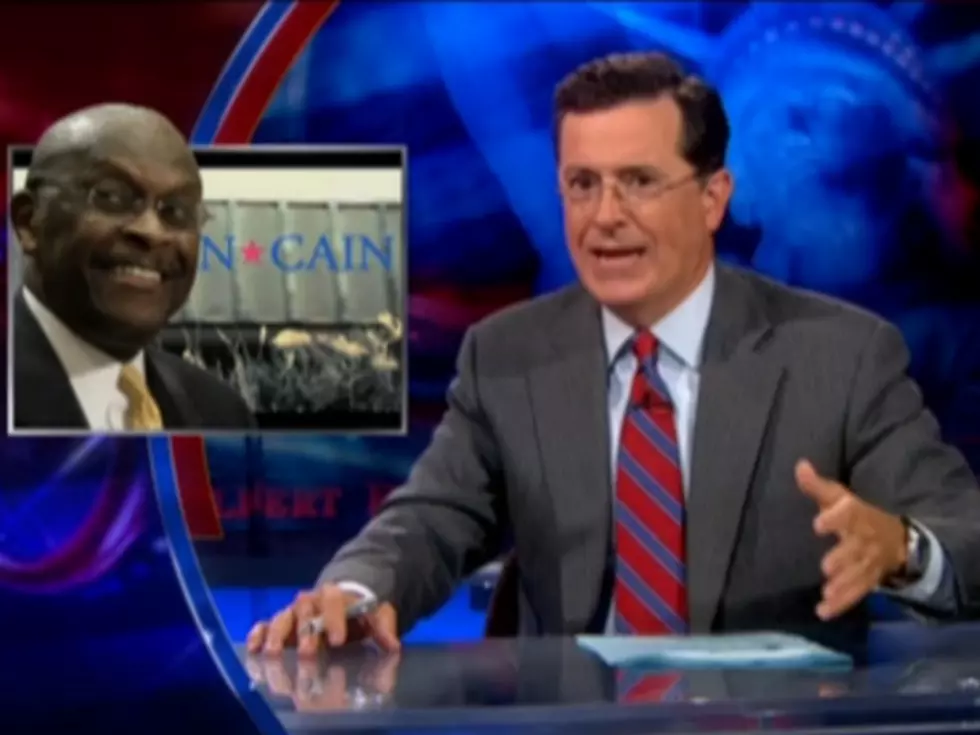 Stephen Colbert Backs Herman Cain Using Rhyme [VIDEO]