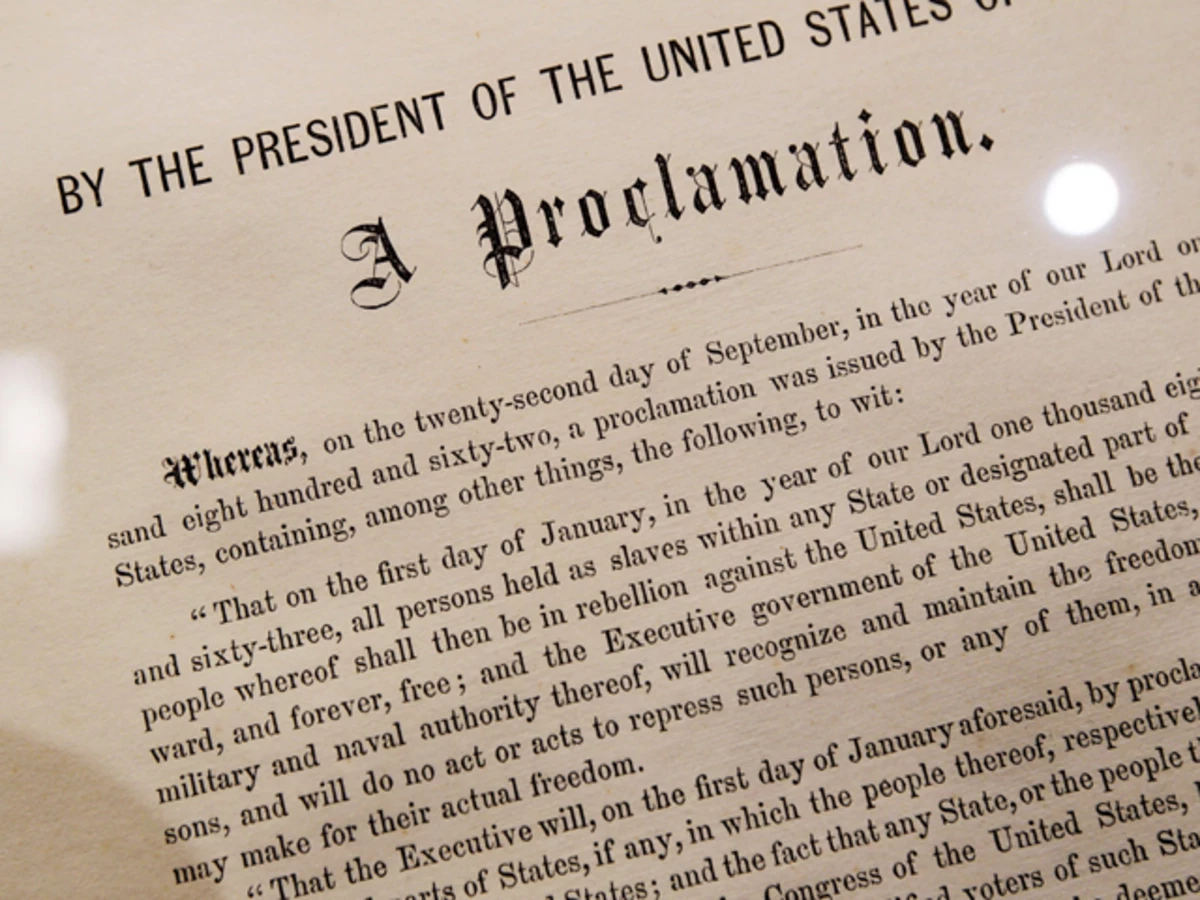 This Day in History for September 22 Emancipation Proclamation Issued