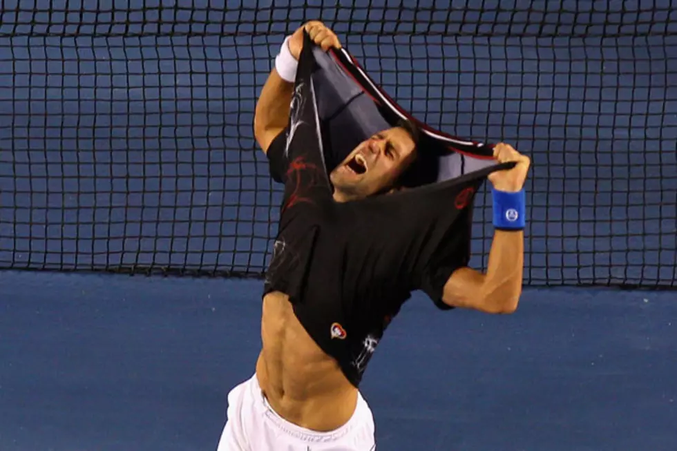 Tennis Pro Novak Djokovic Really Doesn&#8217;t Like to Wear Shirts &#8211; Hunk of the Day [PICTURES, VIDEO]