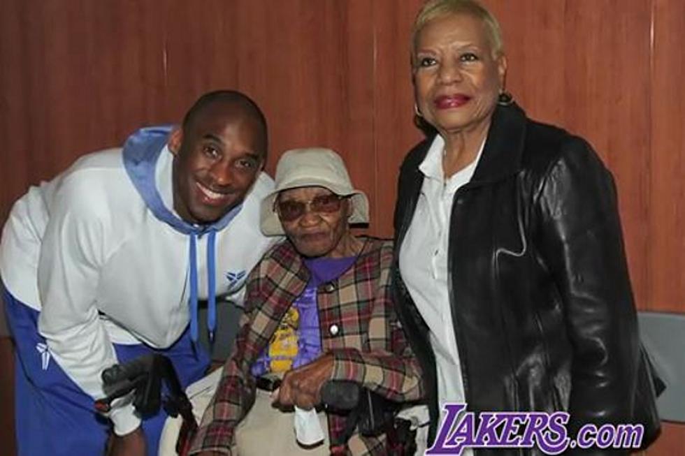 105-Year-Old Allene Wynn Celebrates Her Birthday By Meeting Kobe Bryant [VIDEO]