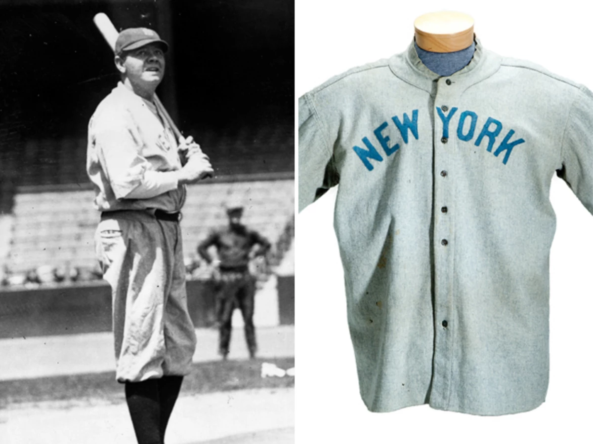 Babe Ruth's New York Yankees Jersey Smashes Record By Selling