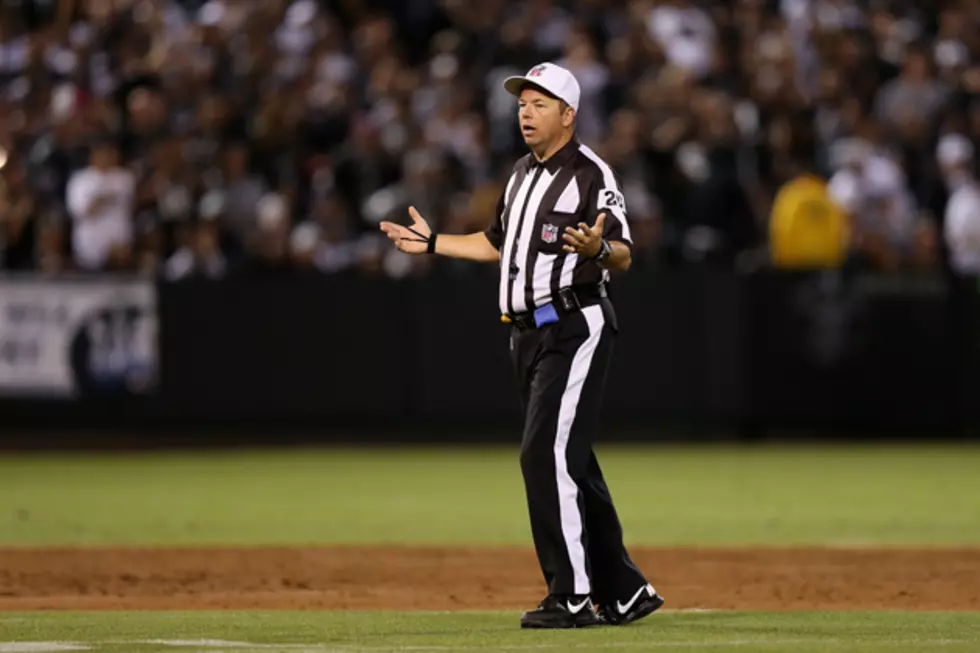 Ref Tells The Band And Cheerleaders To Be Quiet [VIDEO]