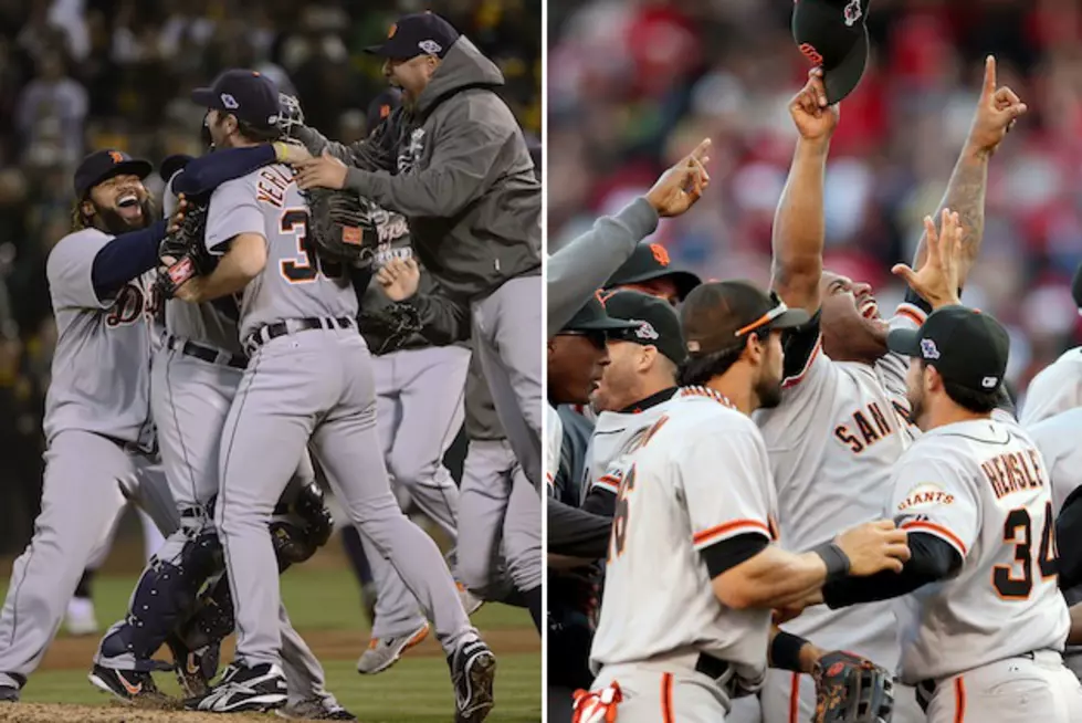 2012 MLB Playoffs Detroit Tigers and San Francisco Giants Advance to