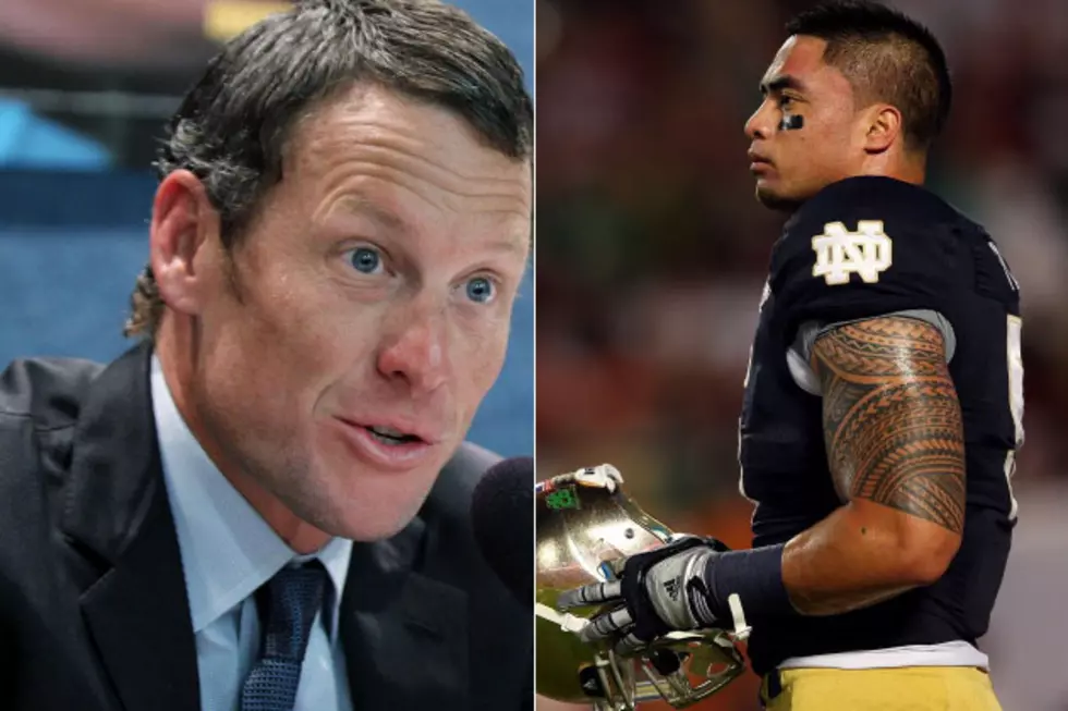 Who’s the Bigger Bonehead, Manti Te’o or Lance Armstrong? — Sports Survey of the Day