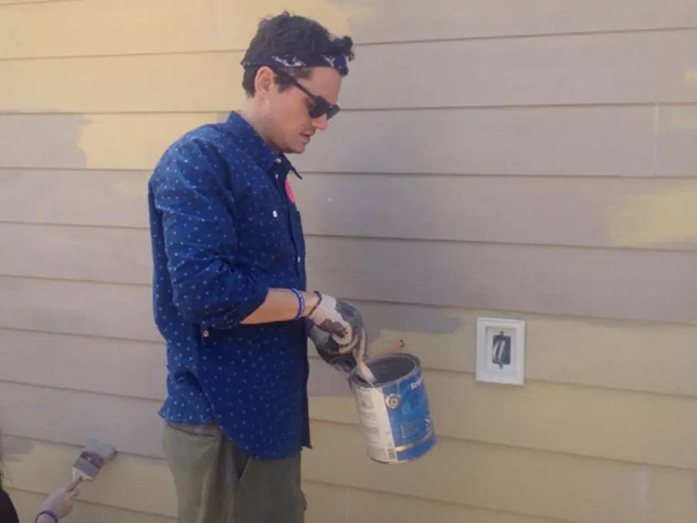 John Mayer Helps Paint Louisiana Veteran’s House