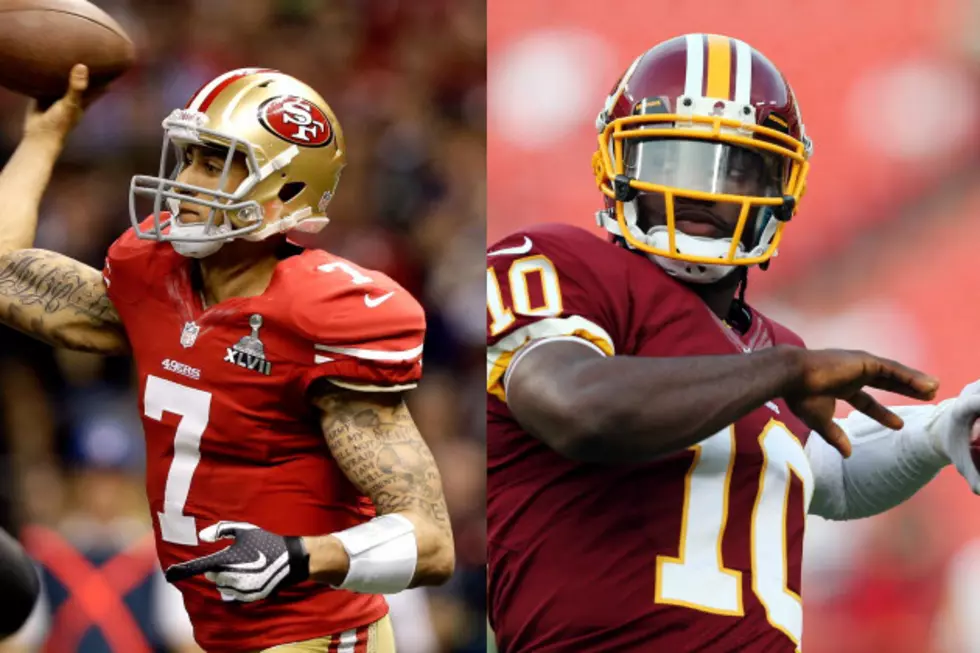 Which Young Quarterback Will Have a Better Year, Kaepernick or RGIII? &#8212; Sports Survey of the Day