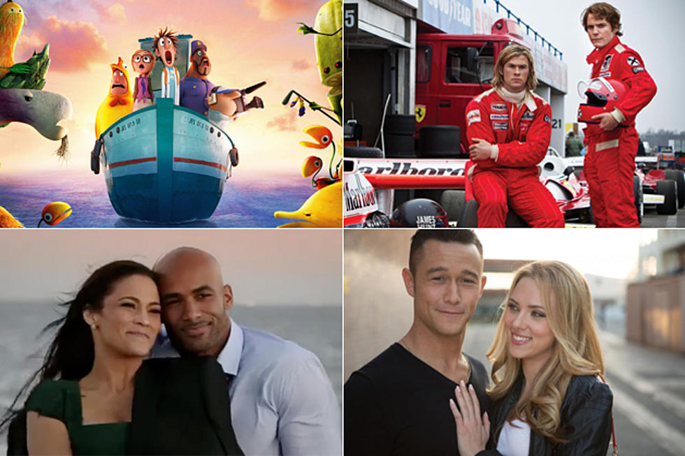This Weekend&#8217;s New Movies: &#8216;Cloudy With a Chance of Meatballs 2,&#8217; &#8216;Rush,&#8217; &#8216;Baggage Claim,&#8217; &#8216;Don Jon&#8217;