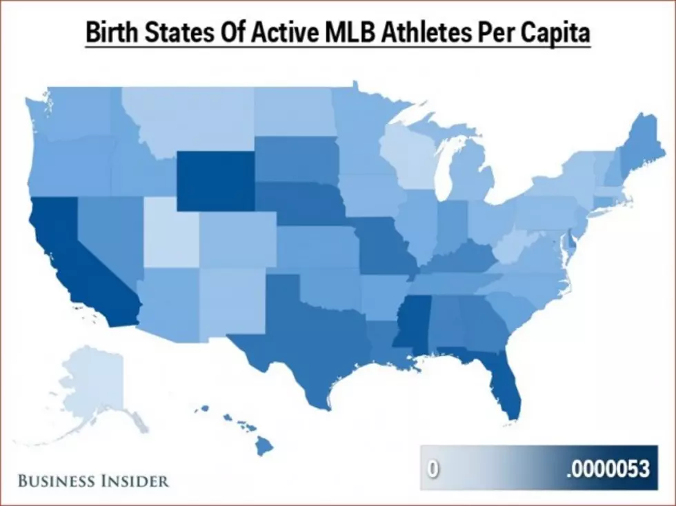 The States Producing the Most Athletes