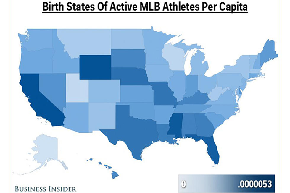 State With Most Pro Athletes? 