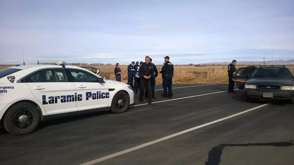 Law Enforcement Arrest Man Who Ran From Traffic Stop Near Laramie [PHOTOS]
