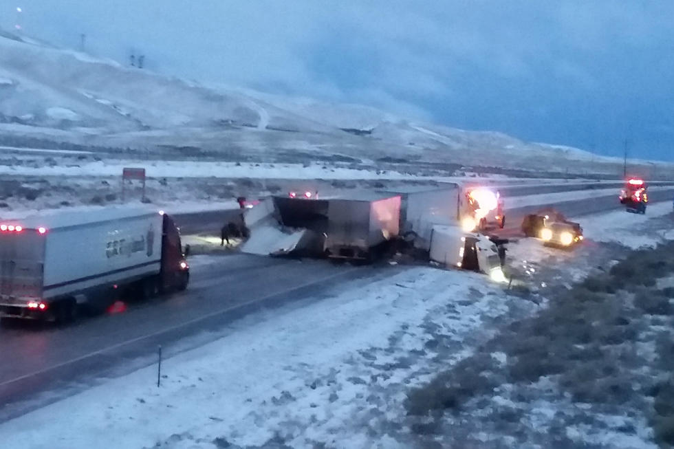 WHP: No Serious Injuries in I-80 Multi-Vehicle Crash Near Rawlins
