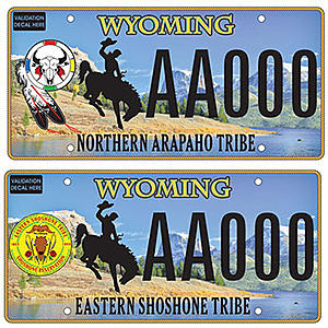 Wyoming Tribal License Plates Help Native American Scholarships
