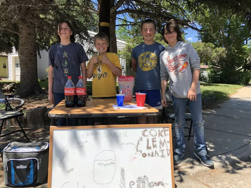 Young Entrepreneurs Make the Best of Warm Wyoming Weather