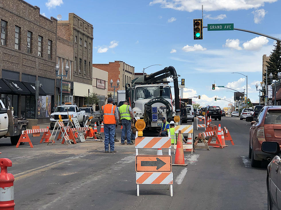 Water Main Break in Intersection of 3rd & Grand Delays Traffic