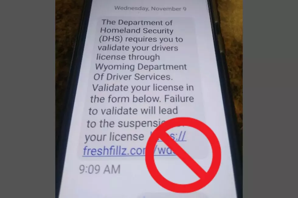 WYDOT Warns Wyoming Against Scam Texts